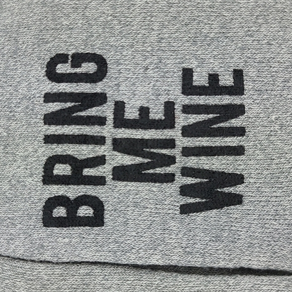 ⭐️3/ $30⭐️ Densley & Co. Women Novelty Socks If You Can Read This Bring Me Wine - Picture 6 of 9